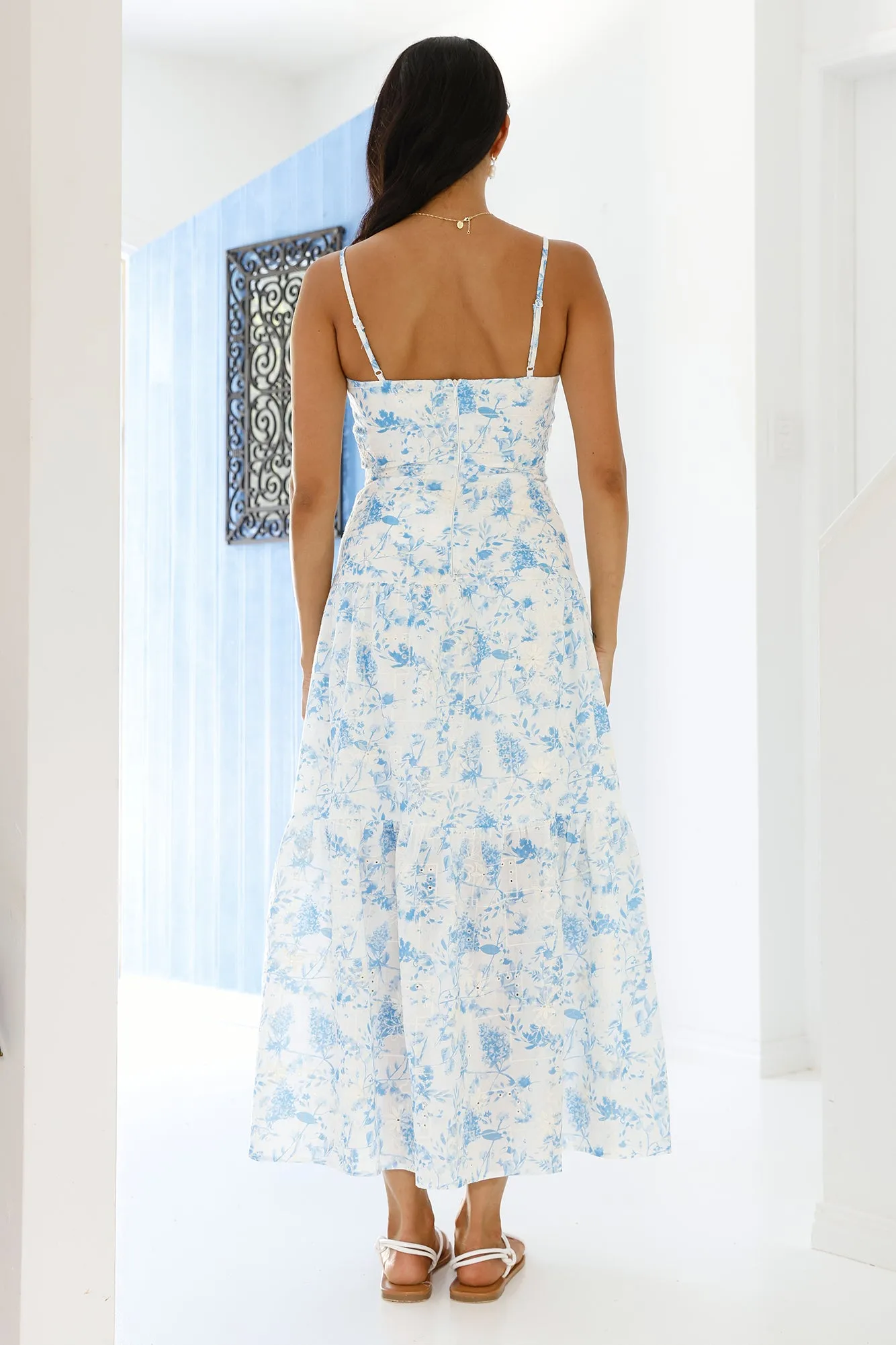 Hidden Lagoon Maxi Dress Blue sold by Fortunate One product image thumbnail 2