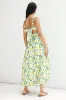 Under The Lemon Tree Midi Dress Print sold by Fortunate One