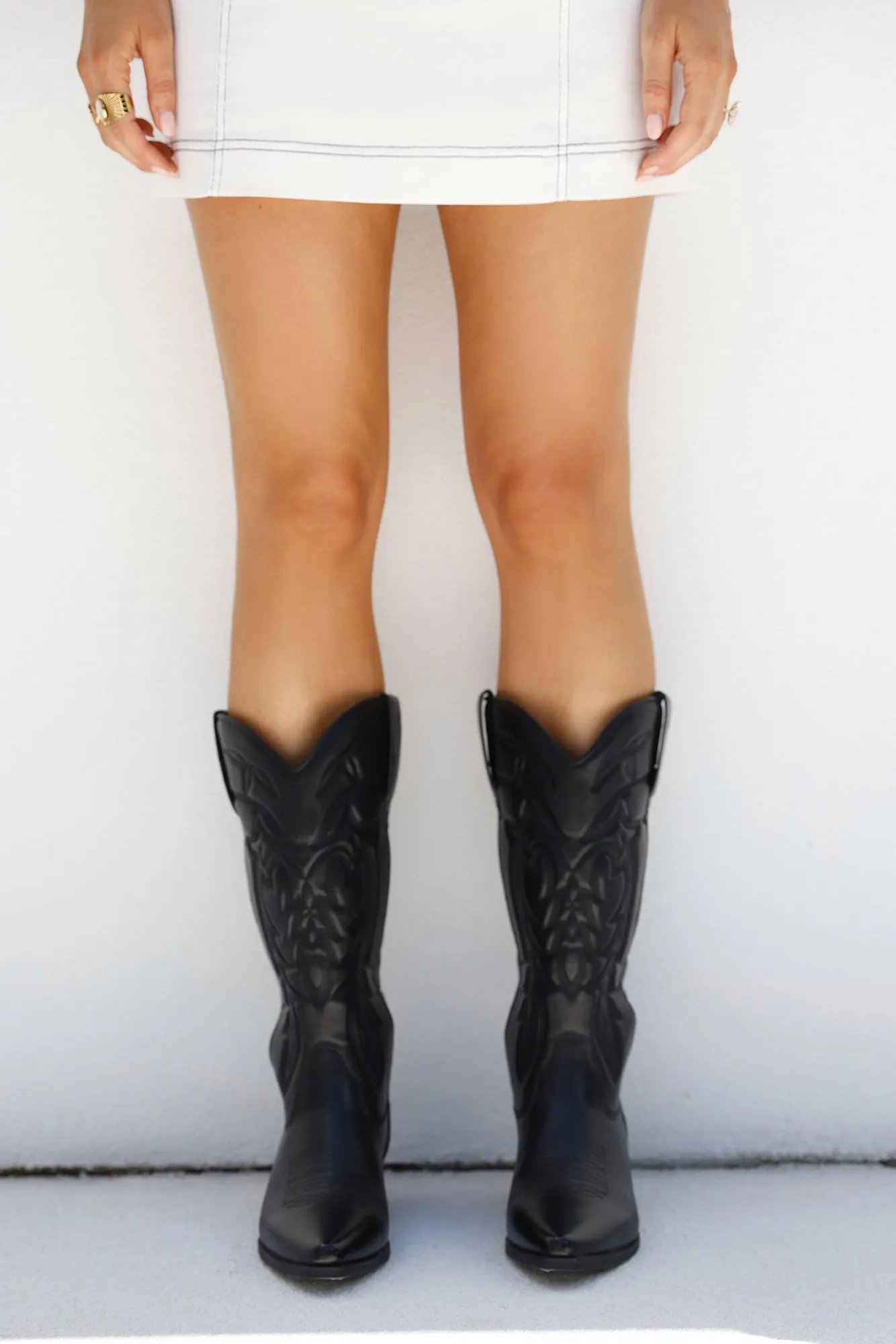Ottilie Cowboy Boots Black sold by Fortunate One product image thumbnail 3