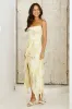 Poetic Charm Midi Dress Yellow sold by Fortunate One