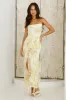 Poetic Charm Midi Dress Yellow sold by Fortunate One