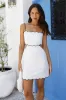 Sweet Tides Mini Dress White sold by Fortunate One