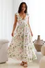 Floral Cascade Maxi Dress sold by Fortunate One