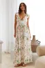 Floral Cascade Maxi Dress sold by Fortunate One