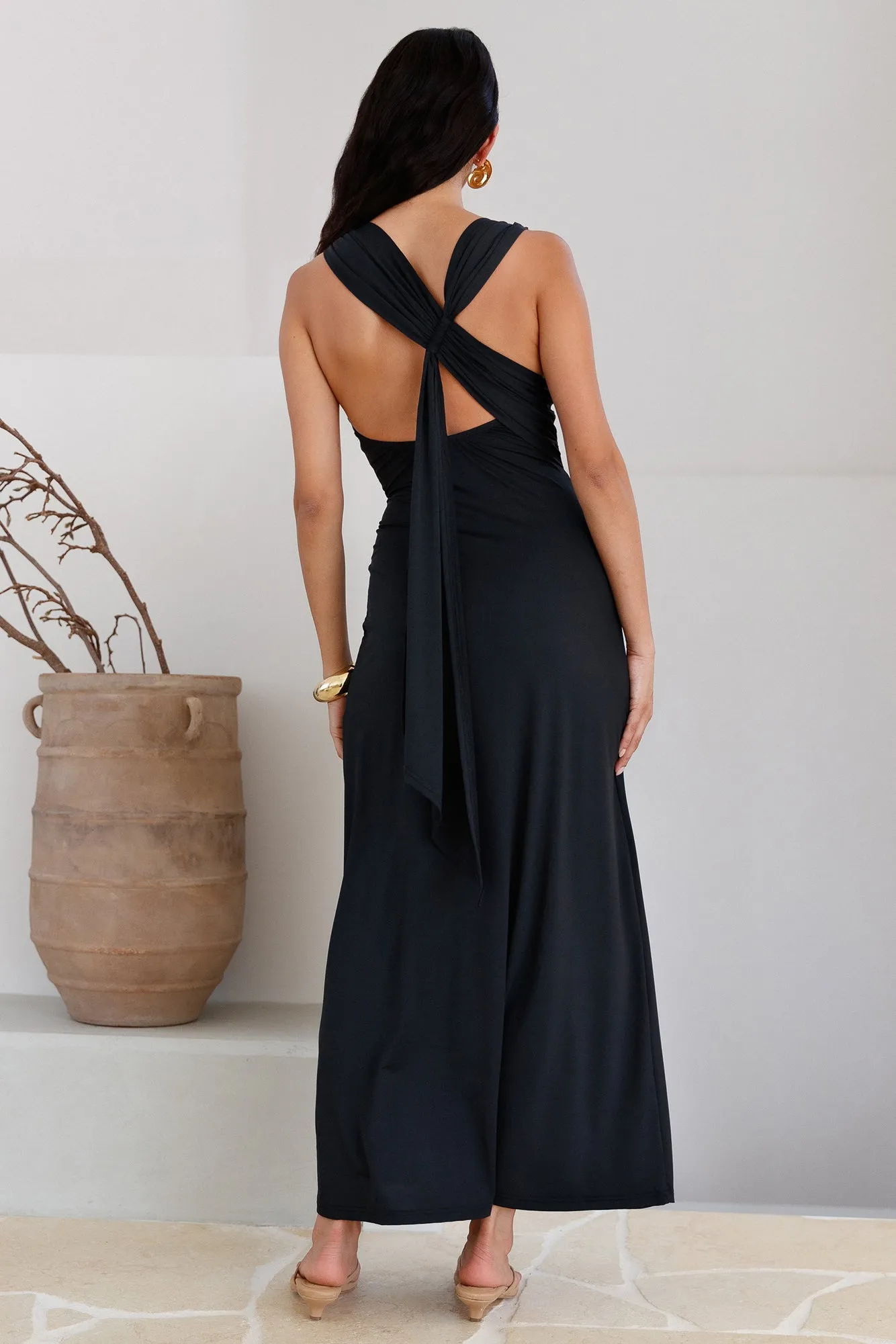 Alanna Maxi Dress Black sold by Fortunate One product image thumbnail 2