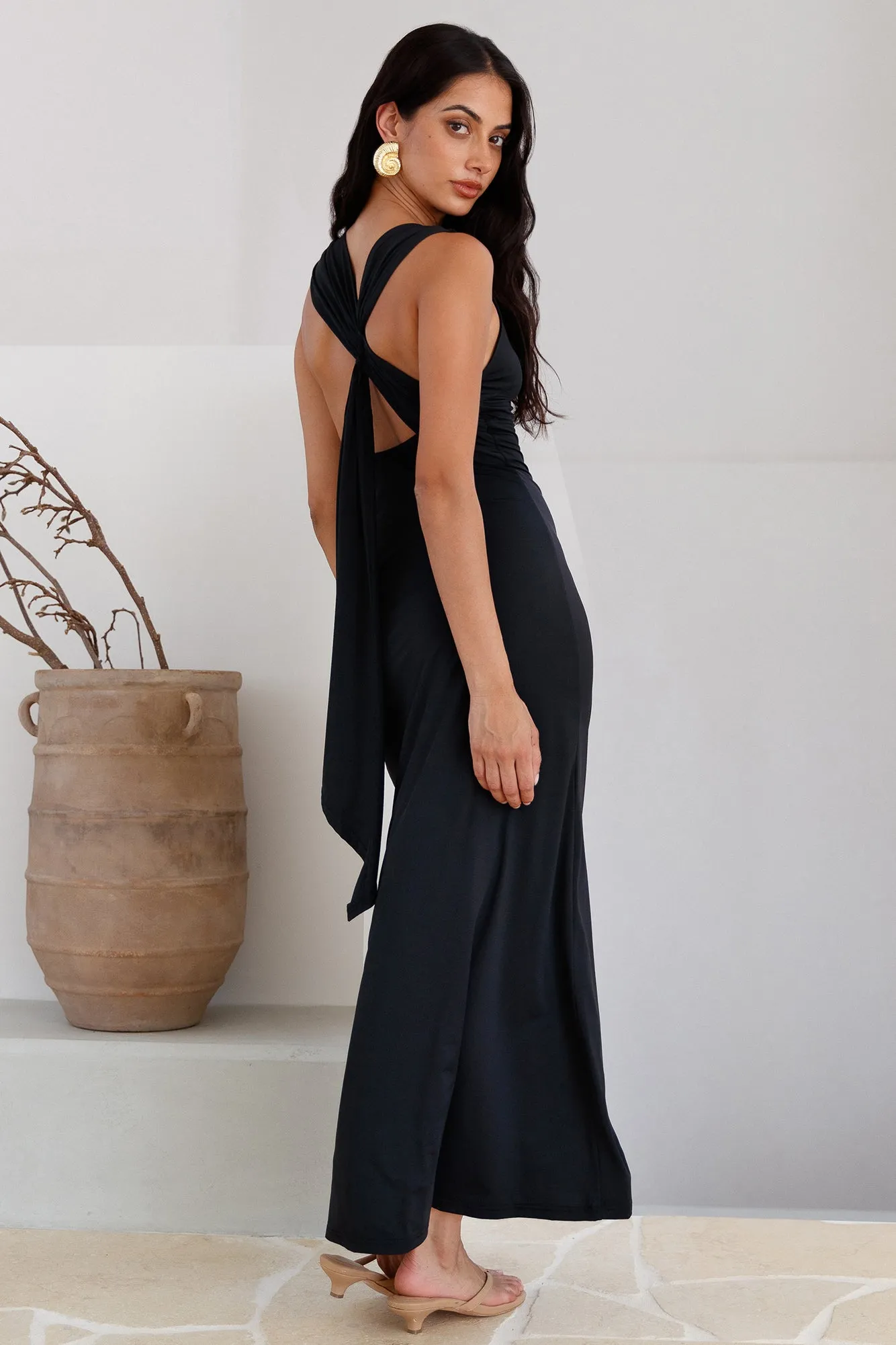 Alanna Maxi Dress Black sold by Fortunate One product image thumbnail 5