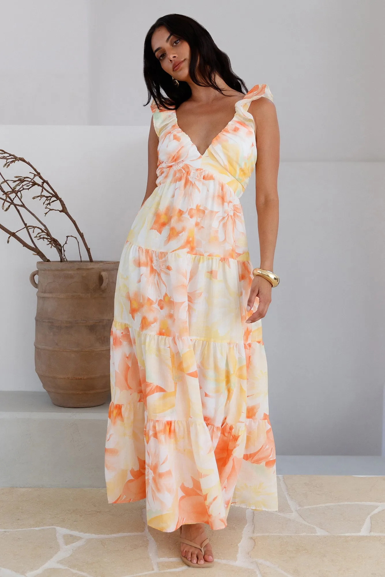 Regella Maxi Dress Yellow sold by Fortunate One product image thumbnail 3