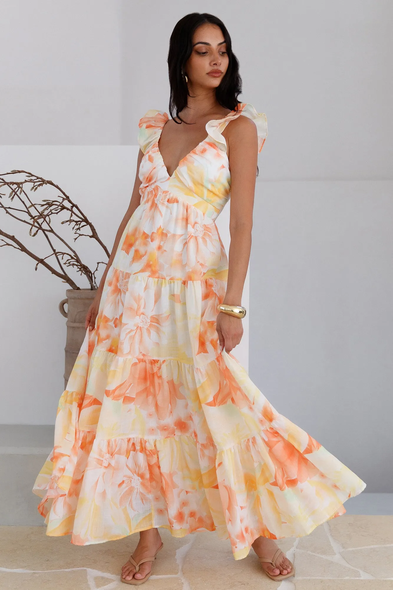 Regella Maxi Dress Yellow sold by Fortunate One product image thumbnail 5