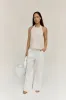 Dreamer Linen Halter Top Oatmeal sold by Fortunate One