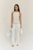 Dreamer Linen Halter Top Oatmeal sold by Fortunate One