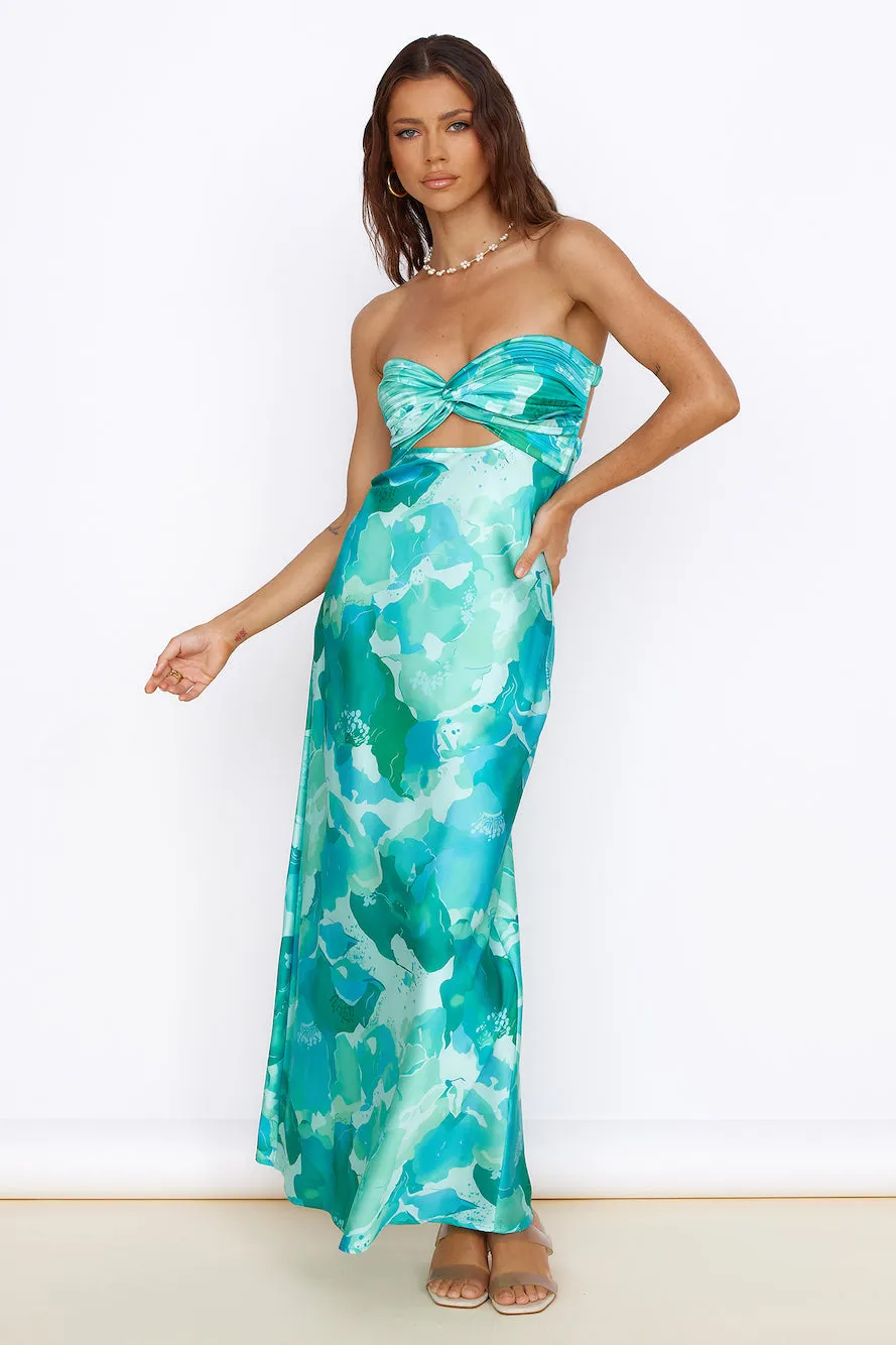 Time Stops Maxi Dress Green sold by Fortunate One product image thumbnail 2