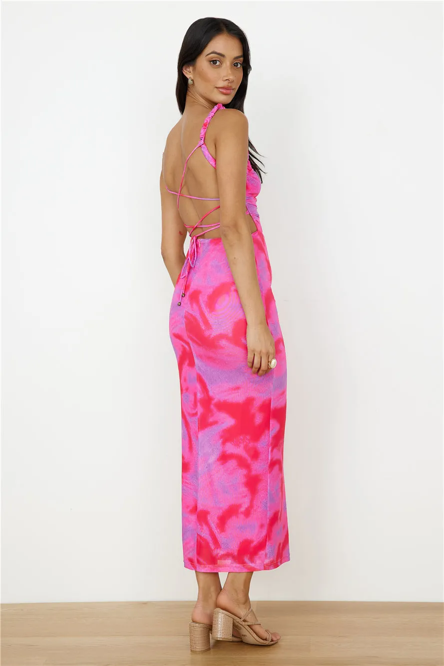 Enchanted Skies Maxi Dress Pink sold by Fortunate One product image thumbnail 5