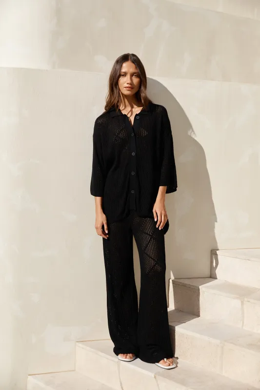 Coral Sands Pants Black sold by Fortunate One