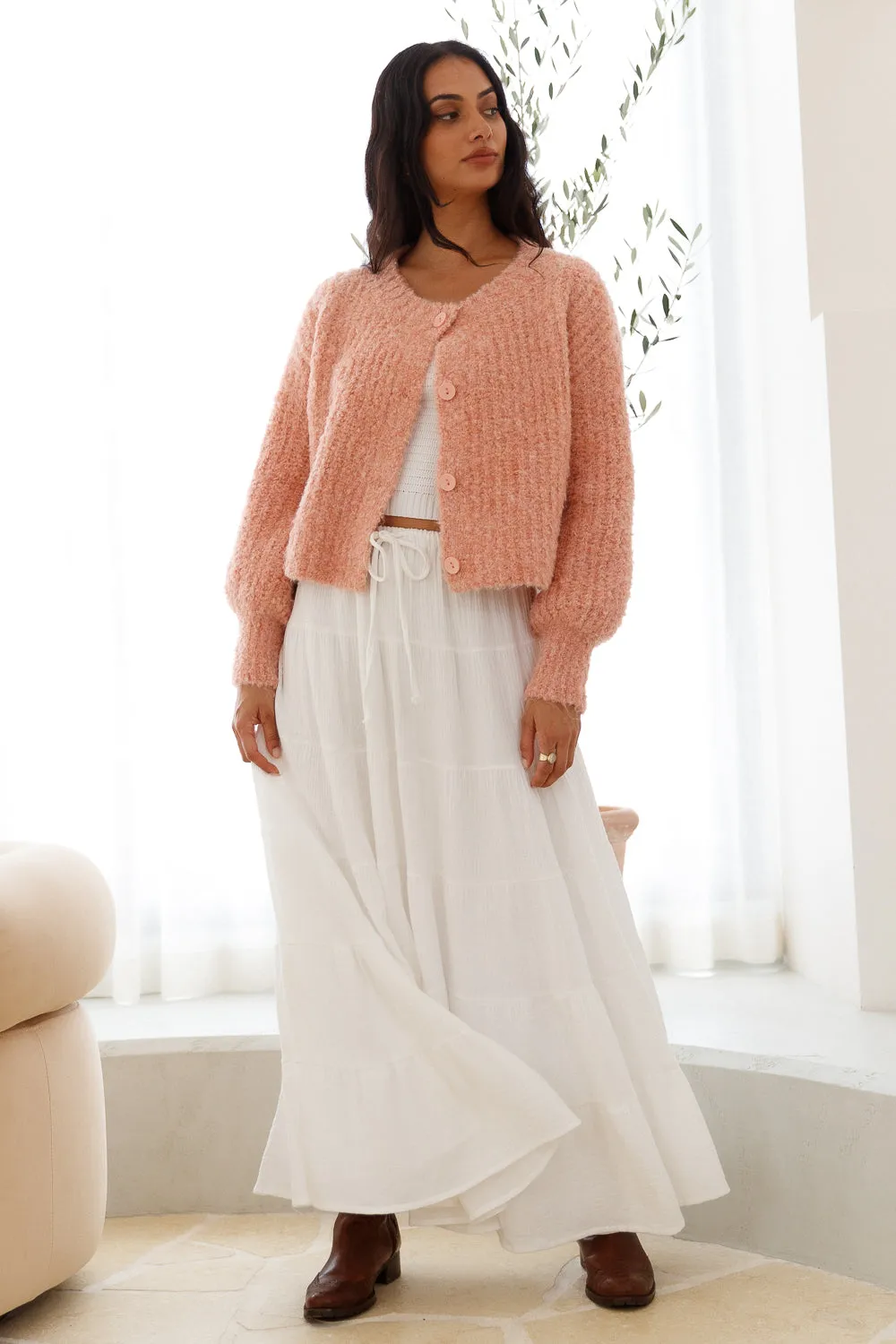 Ice Queen Knit Cardigan Pink sold by Fortunate One product image thumbnail 3