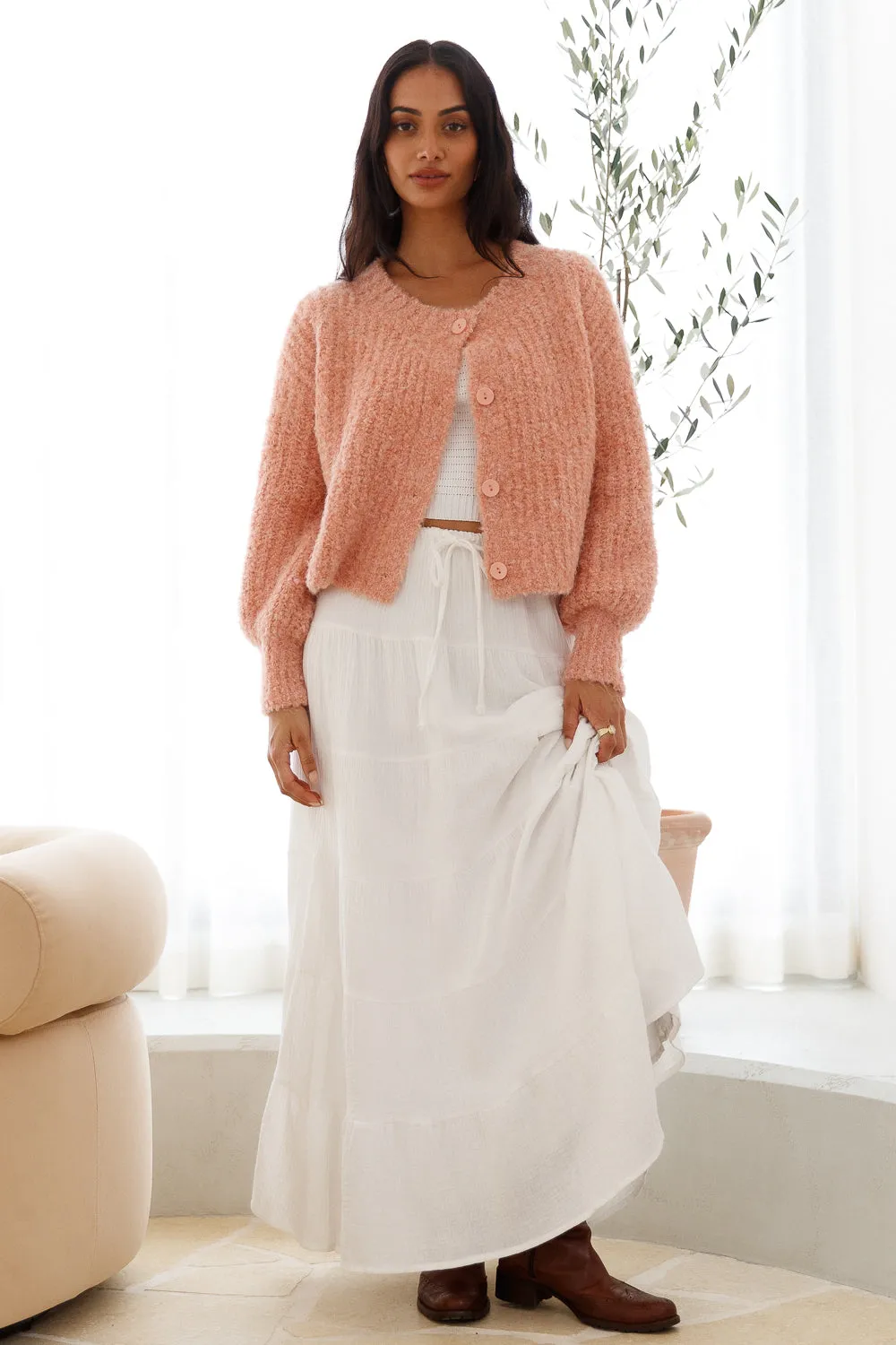 Ice Queen Knit Cardigan Pink sold by Fortunate One product image thumbnail 4