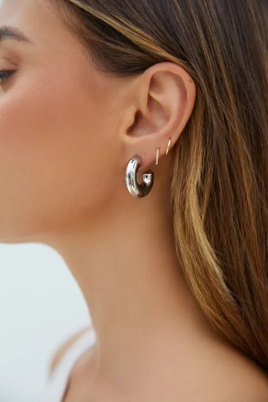 Moonlit Skies Earrings Silver sold by Fortunate One