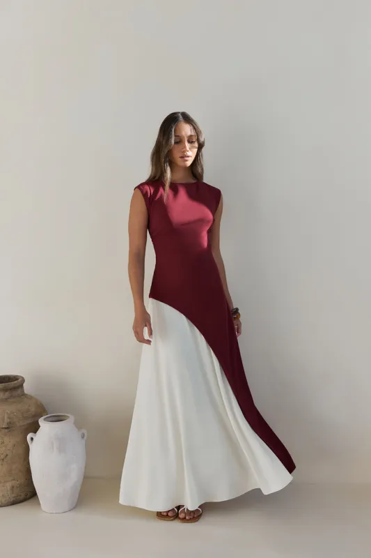 Forever A Star Maxi Dress Wine sold by Fortunate One