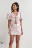 Dreaming Higher Mini Skirt Pink sold by Fortunate One