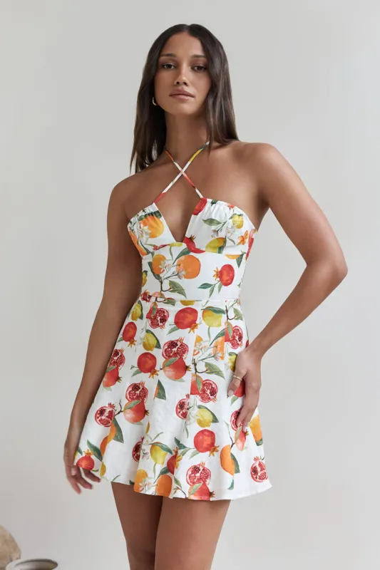 Fruits Of Summer Mini Dress Print sold by Fortunate One