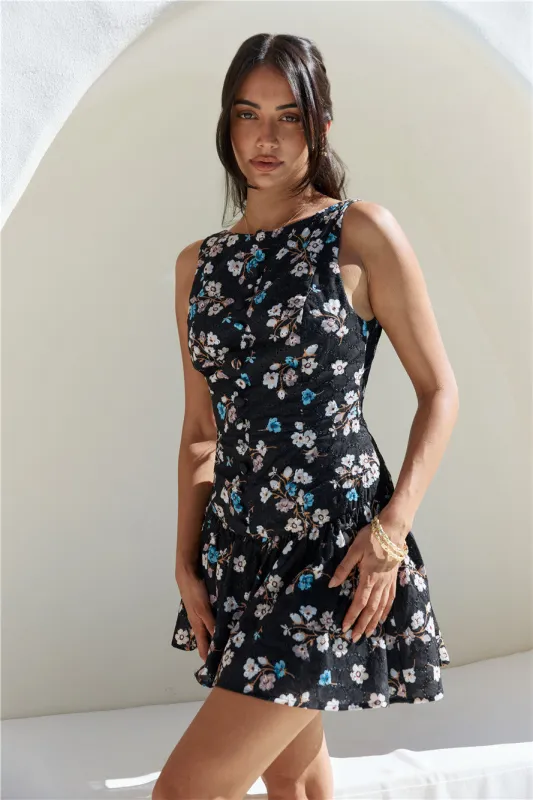 Love And Luxury Mini Dress Black sold by Fortunate One