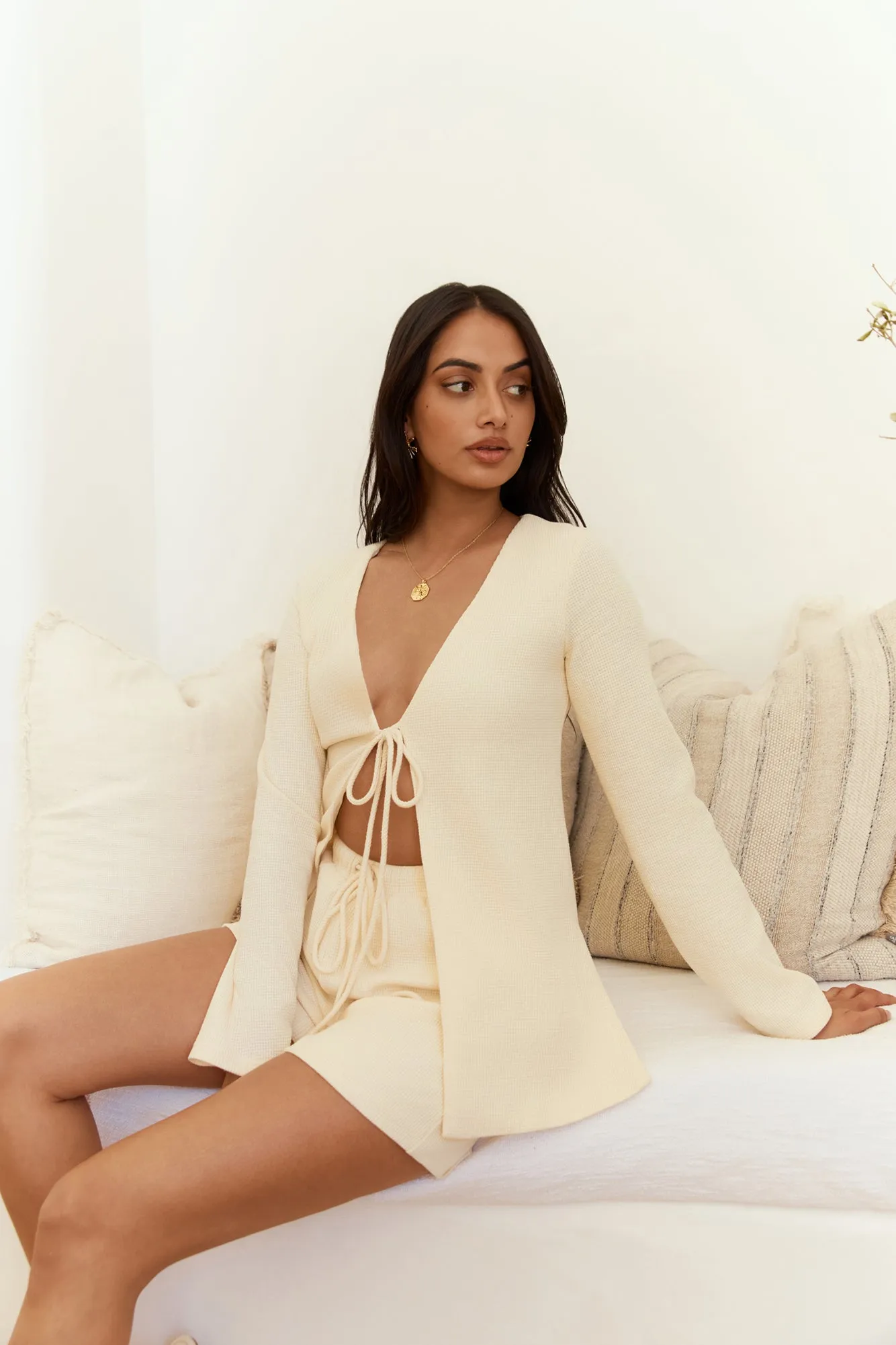 Sunkissed Dreamers Shorts Cream sold by Fortunate One product image thumbnail 3