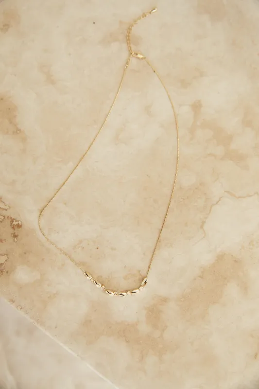 18k Gold Plated Lush Love Necklace Gold sold by Fortunate One