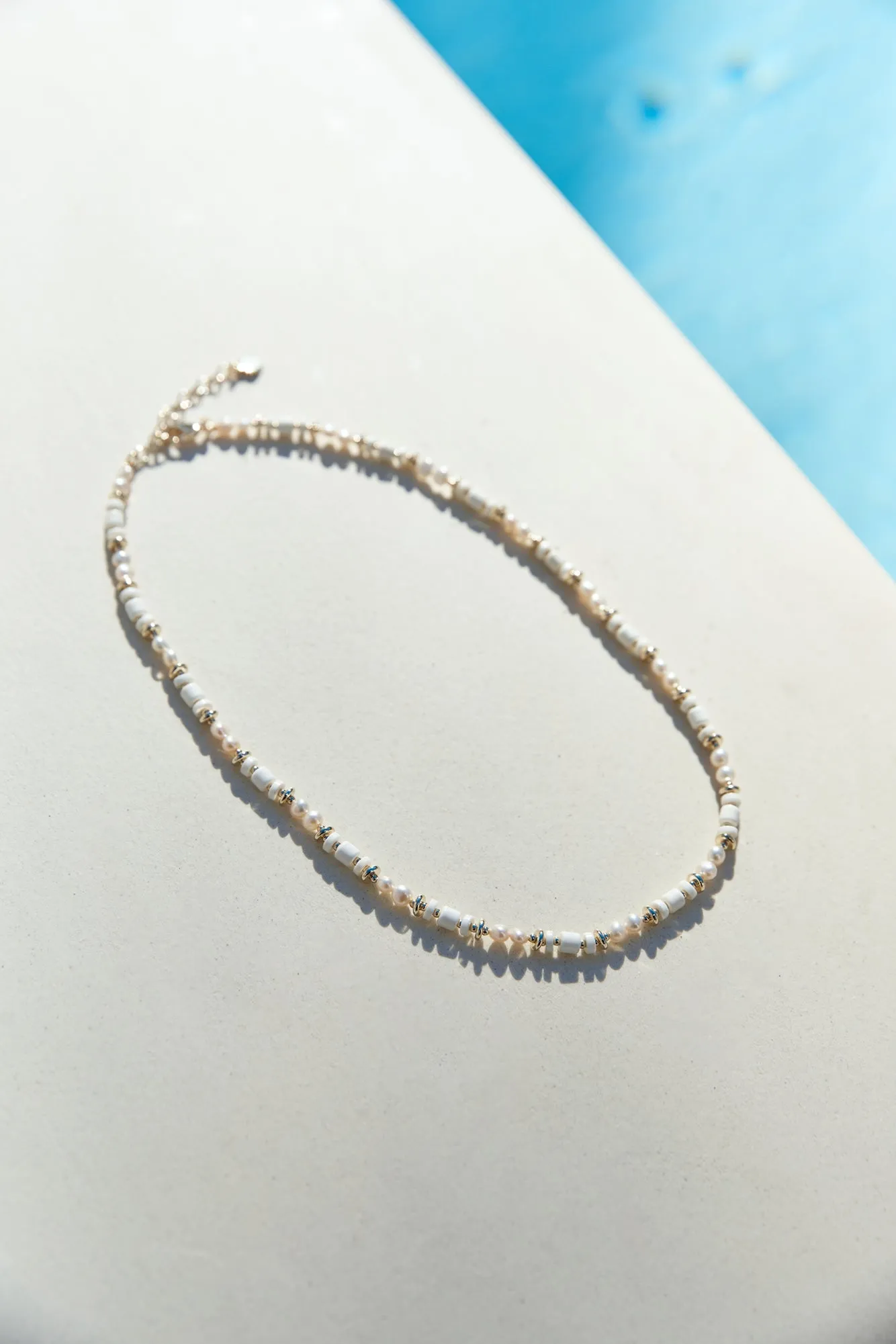 Sandy Dreams Necklace White sold by Fortunate One product image thumbnail 2