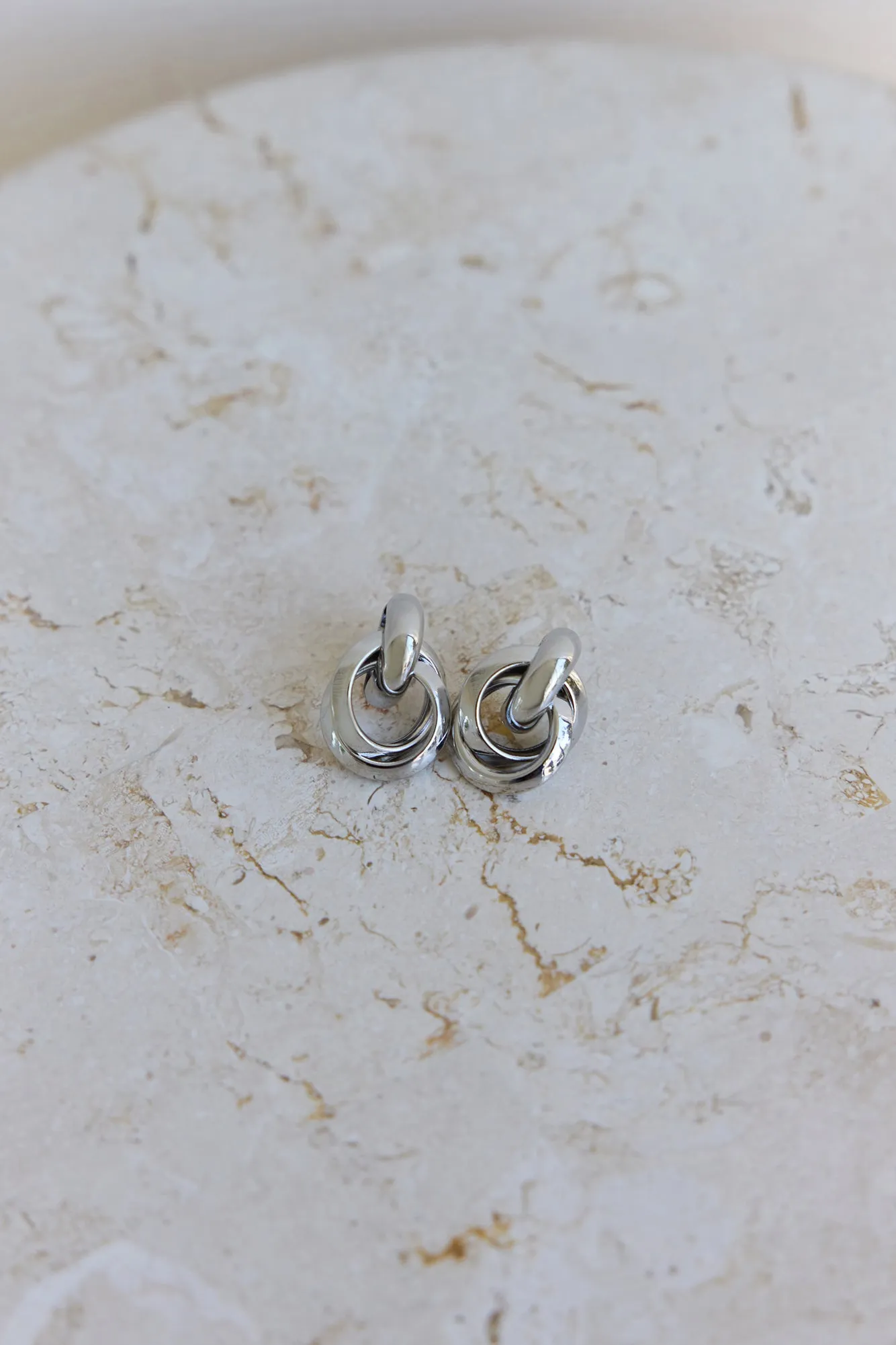 Blossom Studs Earrings Silver sold by Fortunate One product image thumbnail 2