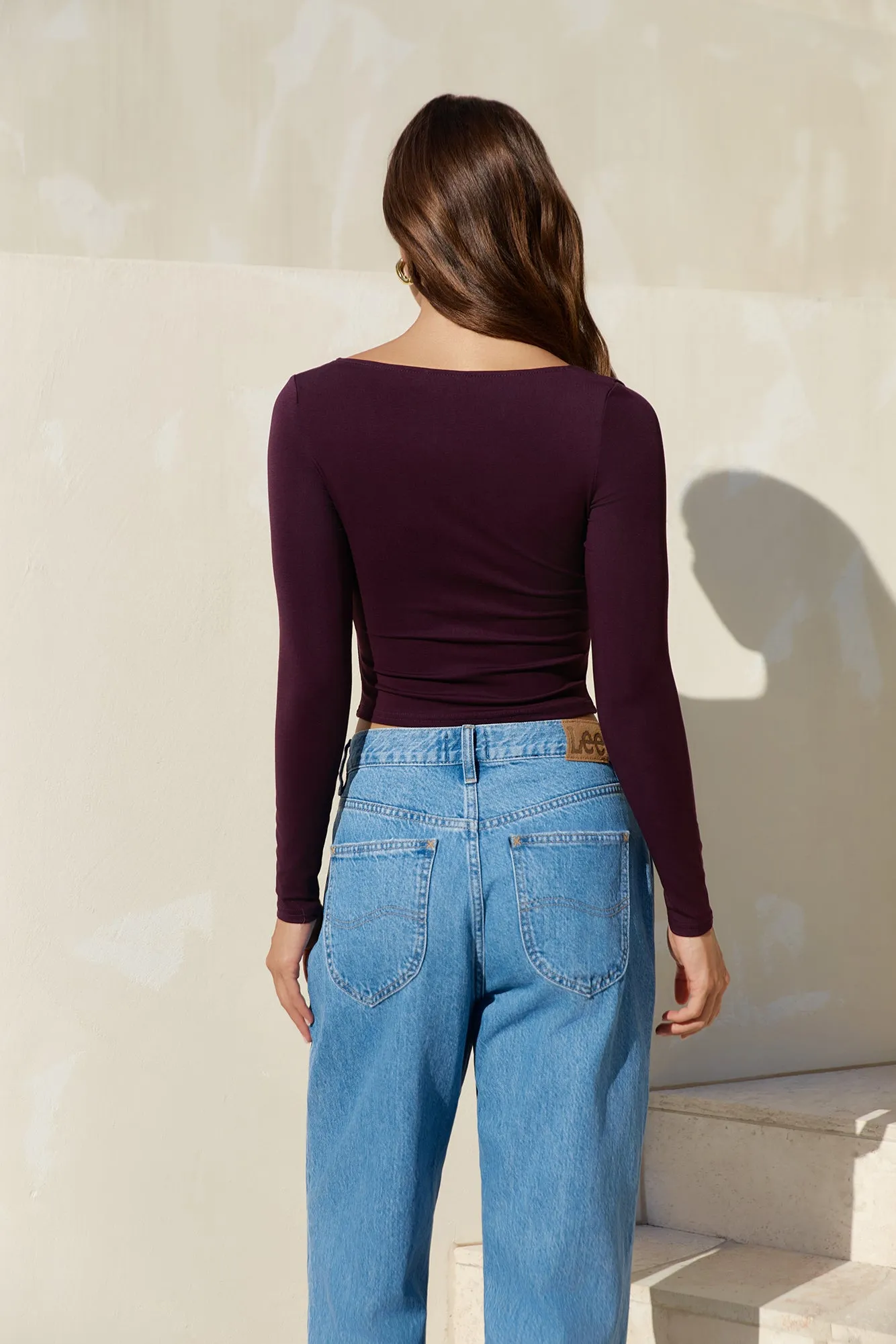 Roam Free Forever Long Sleeve Top Purple sold by Fortunate One product image thumbnail 2