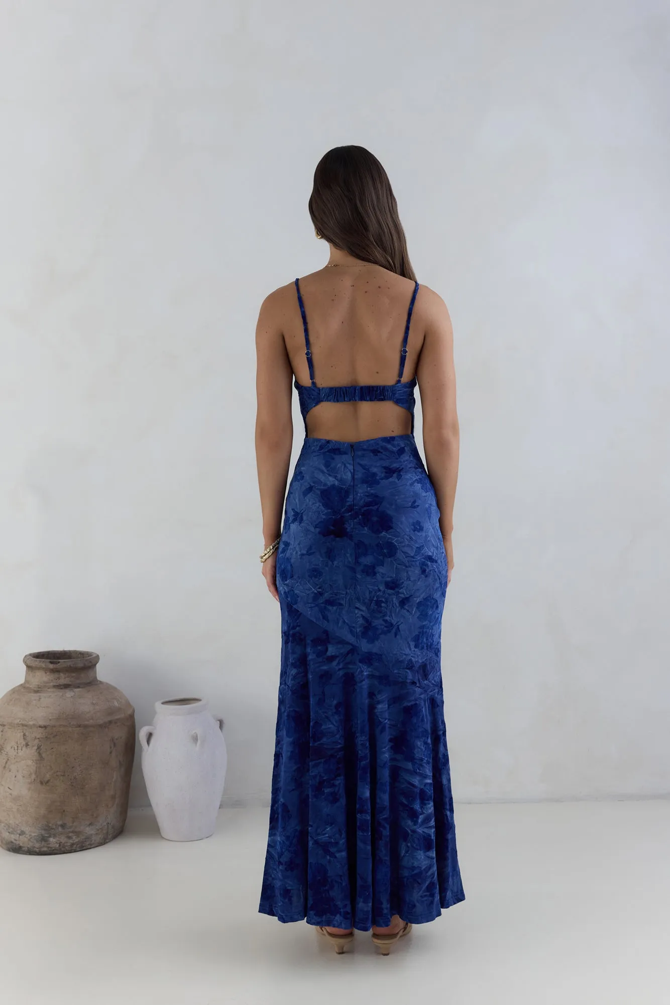 Wander In Style Maxi Dress Blue sold by Fortunate One product image thumbnail 2