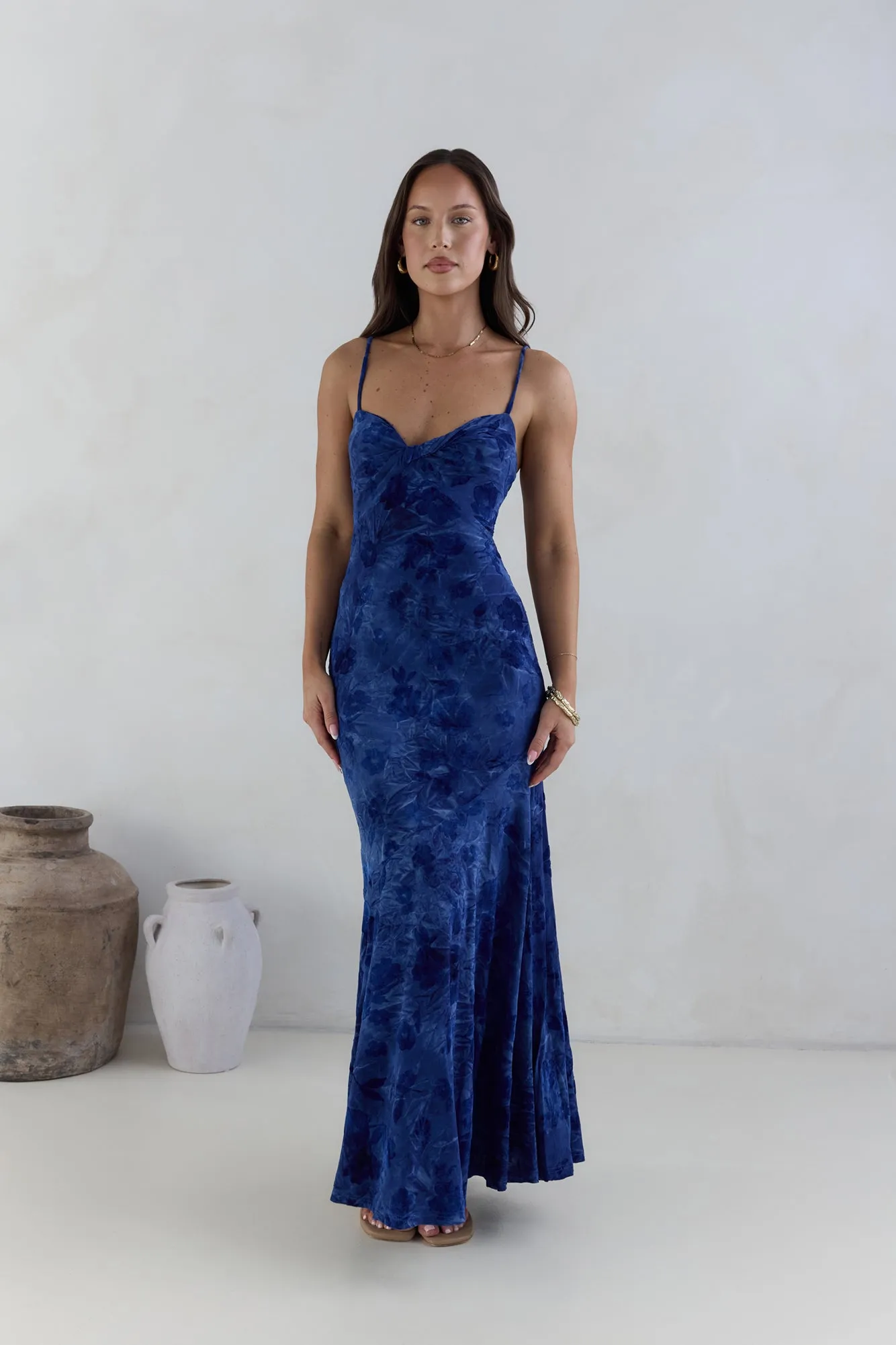 Wander In Style Maxi Dress Blue sold by Fortunate One product image thumbnail 4