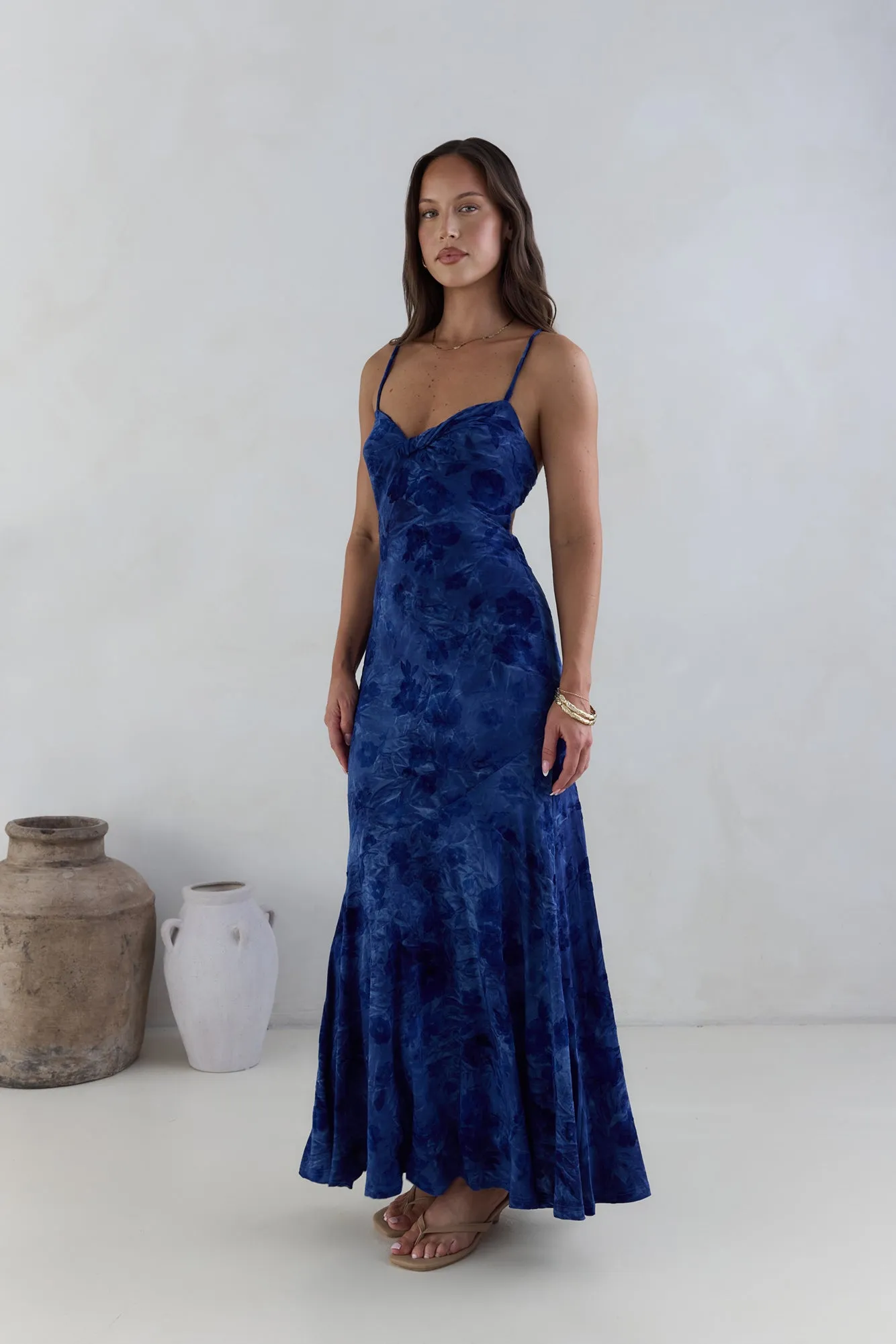 Wander In Style Maxi Dress Blue sold by Fortunate One