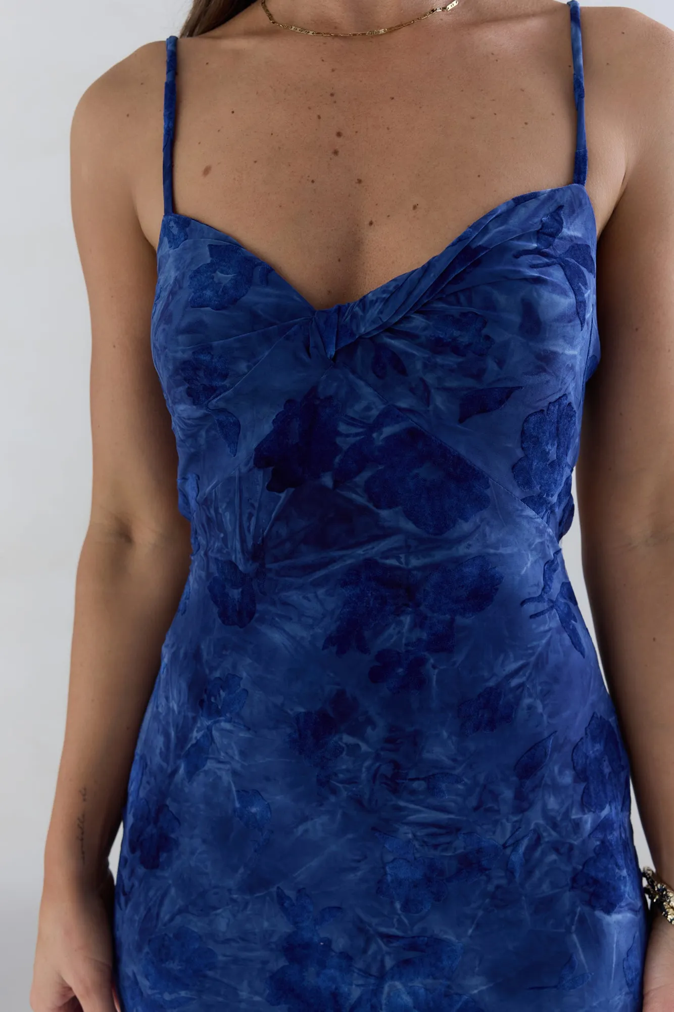 Wander In Style Maxi Dress Blue sold by Fortunate One product image thumbnail 3