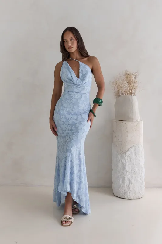 Tales From The Riviera Maxi Dress Blue sold by Fortunate One