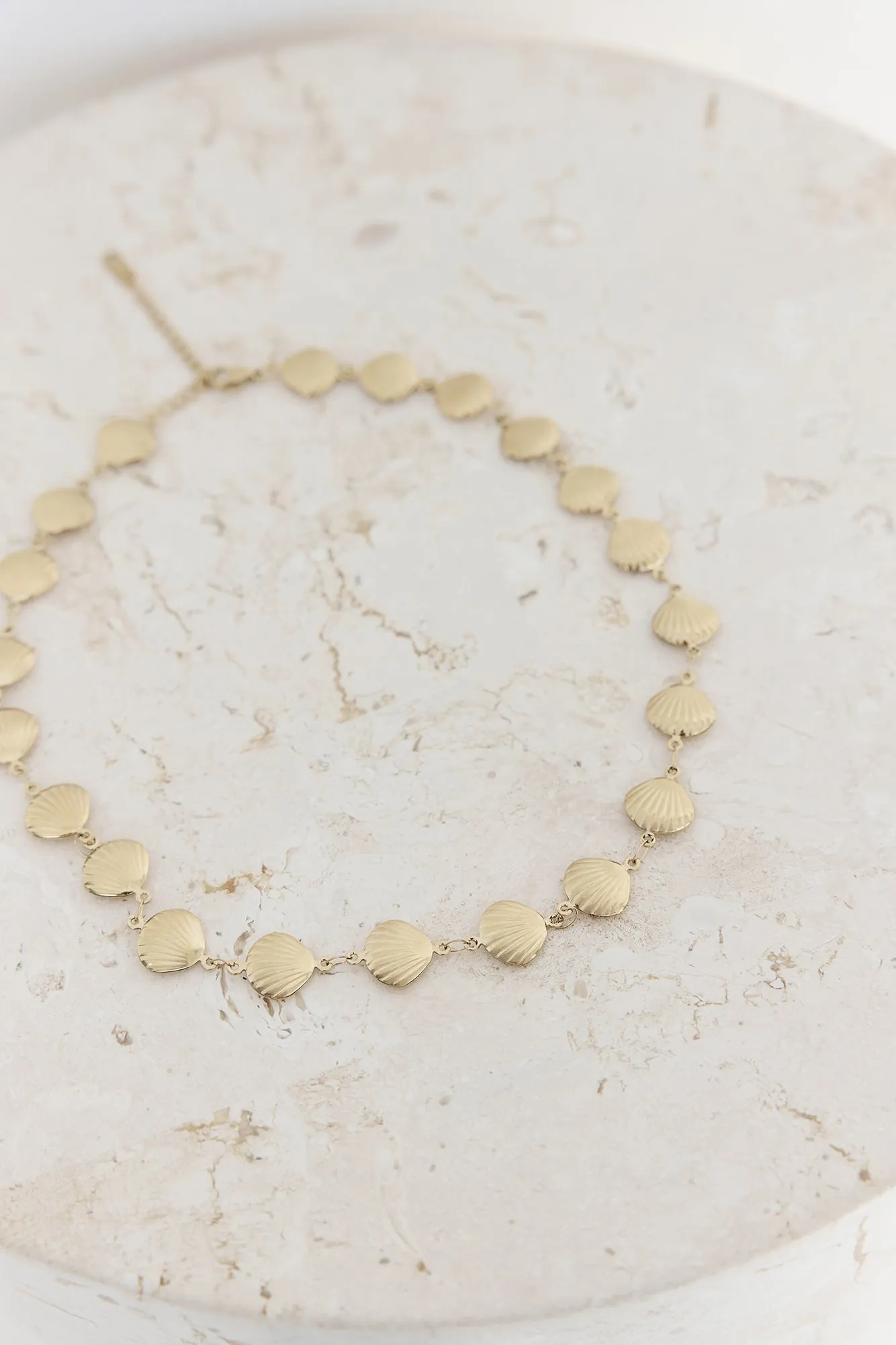 Wave Kissed Necklace Gold sold by Fortunate One