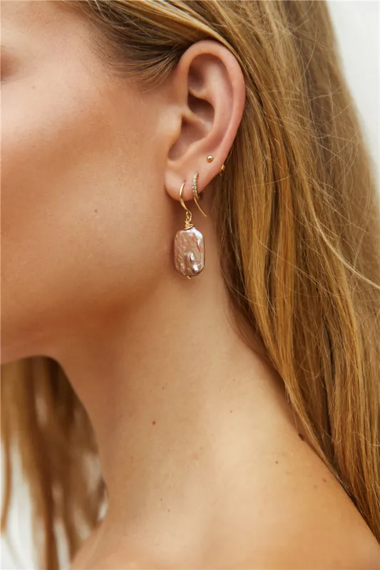 18k Gold Plated Deep Sea Earrings Gold sold by Fortunate One