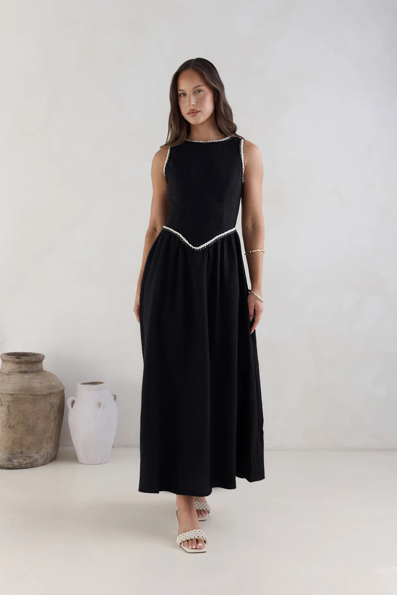 Sea Breeze Stories Maxi Dress Black sold by Fortunate One product image thumbnail 3