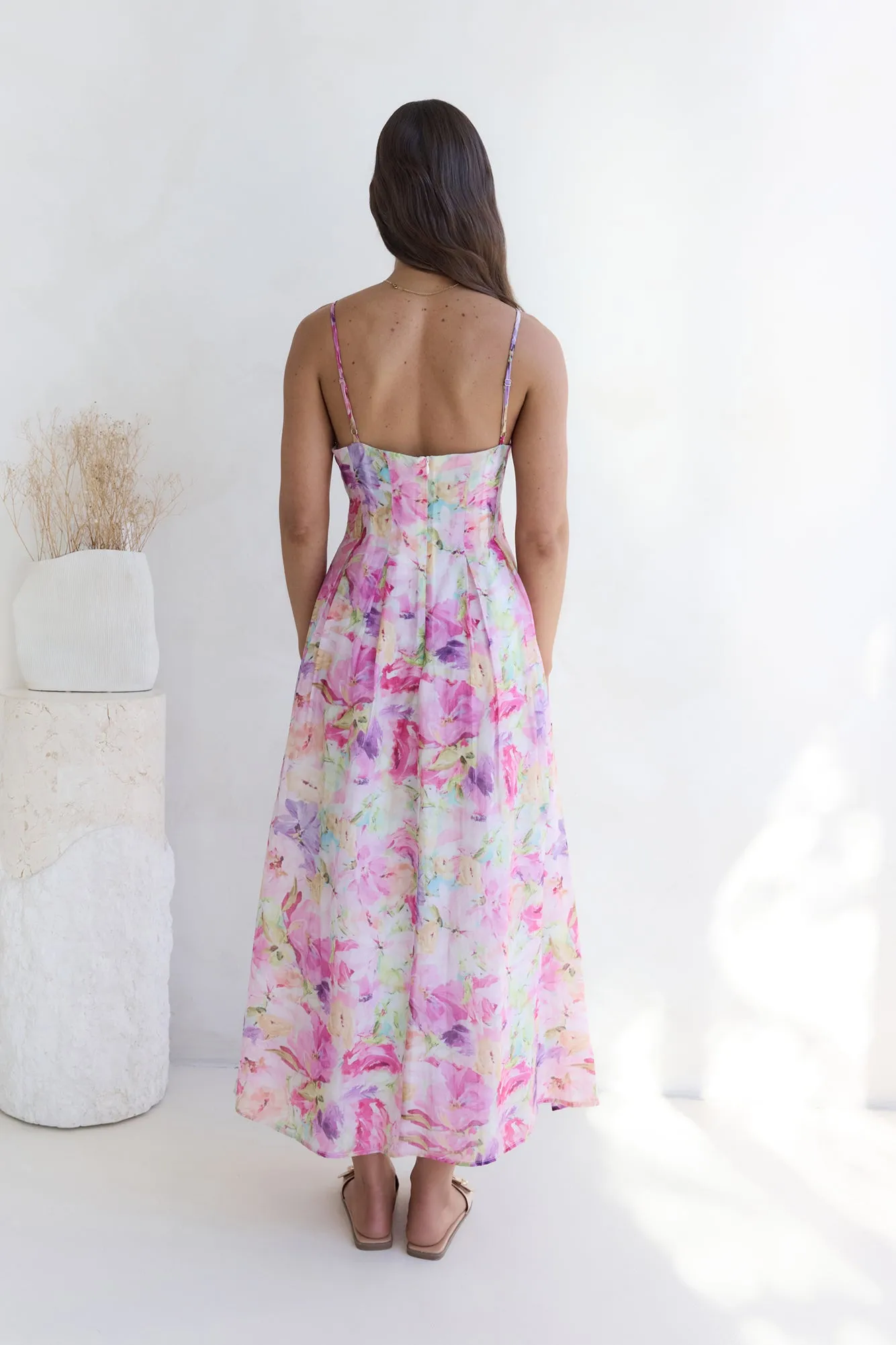 Tides Of Colour Midi Dress Print sold by Fortunate One product image thumbnail 2