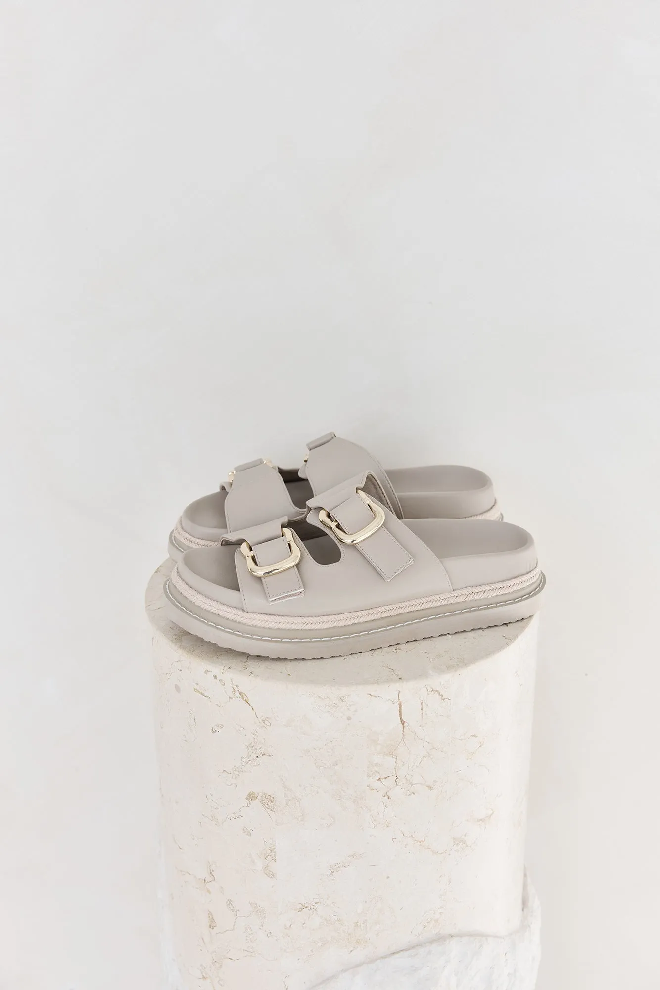 Alessia Sandals Stone sold by Fortunate One product image thumbnail 5