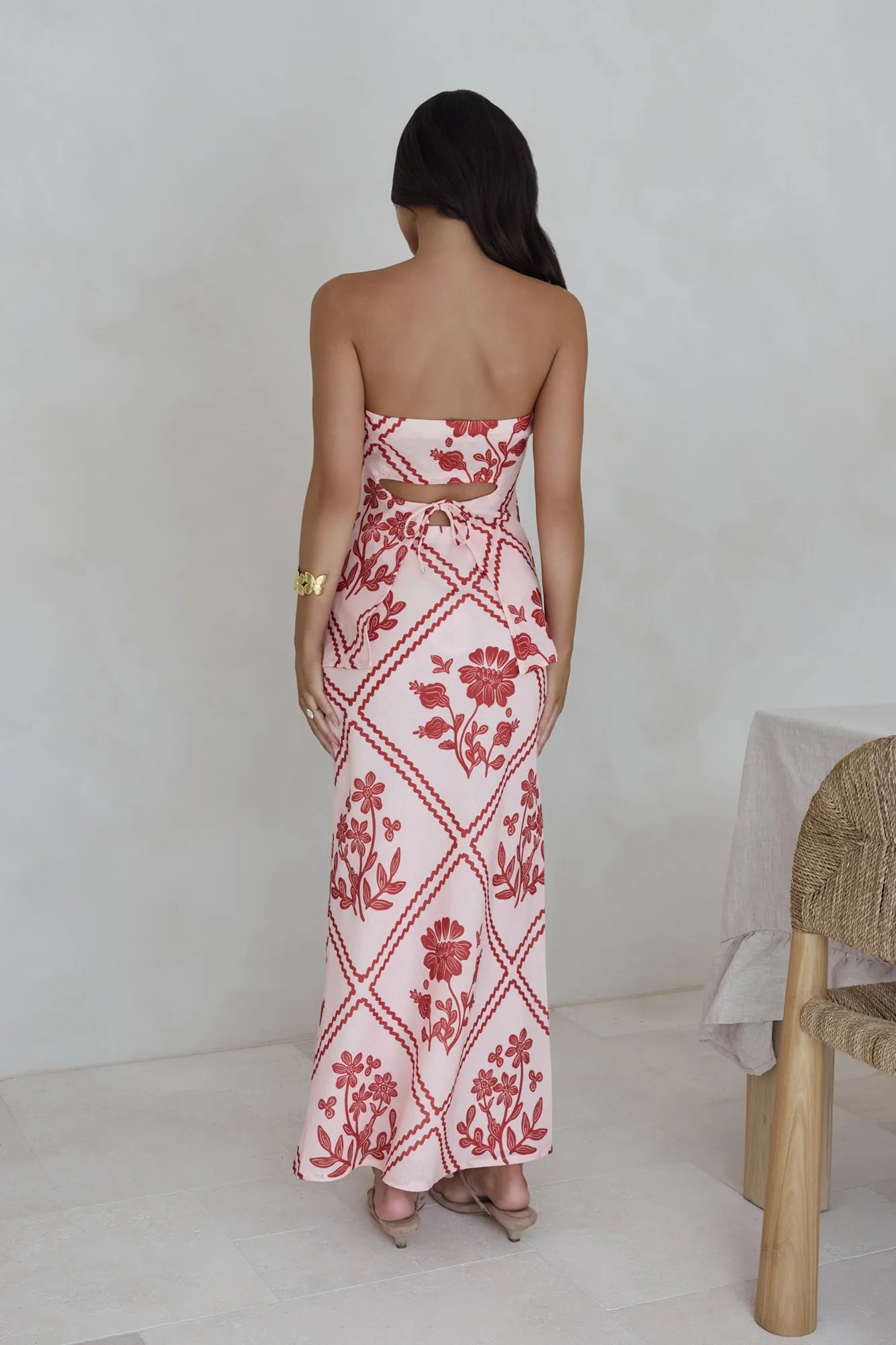 Minimale Maxi Skirt Red sold by Fortunate One product image thumbnail 2