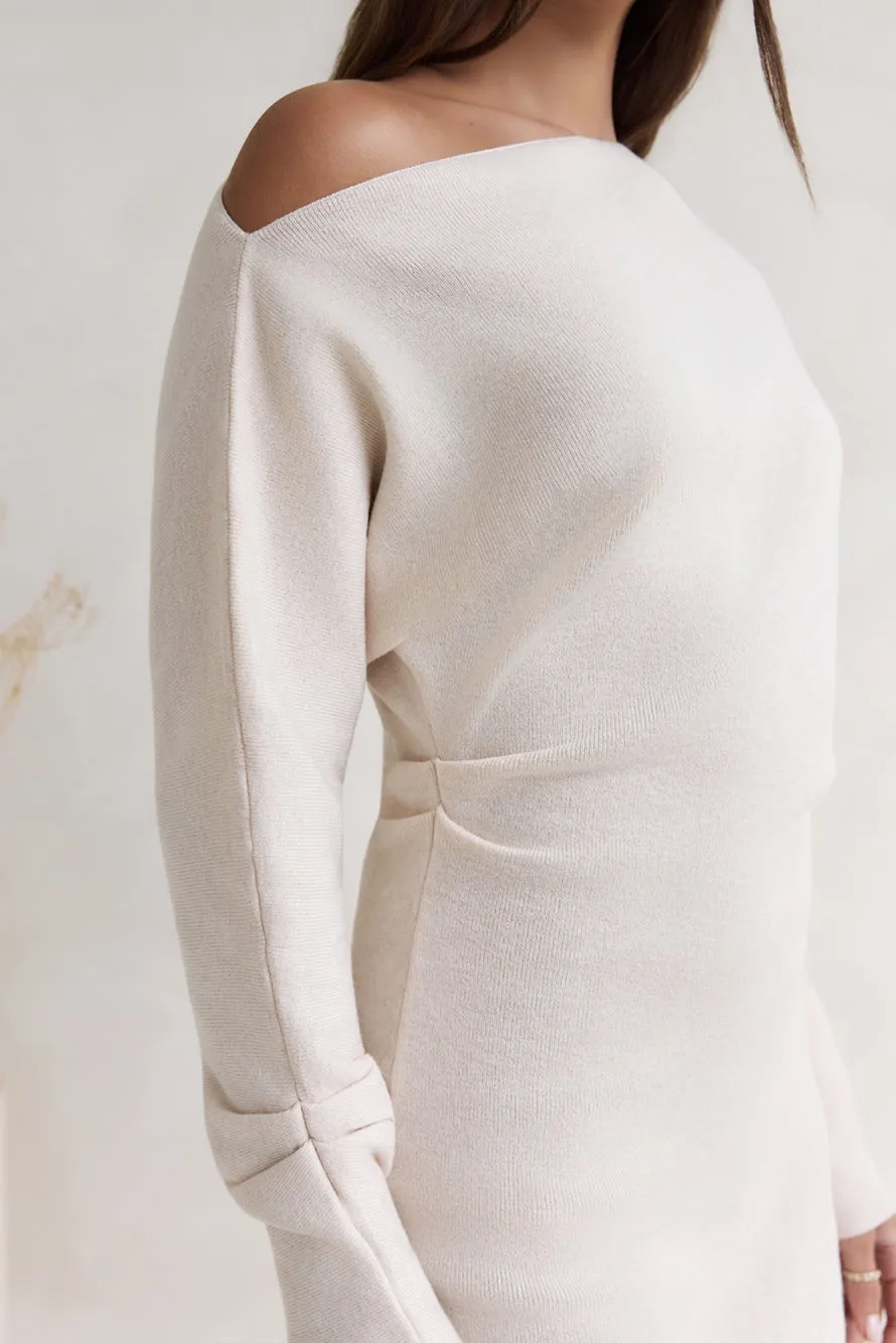 Lowe Mini Dress Cream sold by Fortunate One product image thumbnail 4