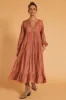 From My Heart Maxi Dress Rust sold by Fortunate One