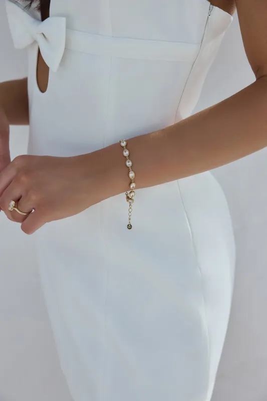 Ballroom Diamonds Bracelet Gold sold by Fortunate One