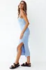 Glamour World Maxi Dress Blue sold by Fortunate One