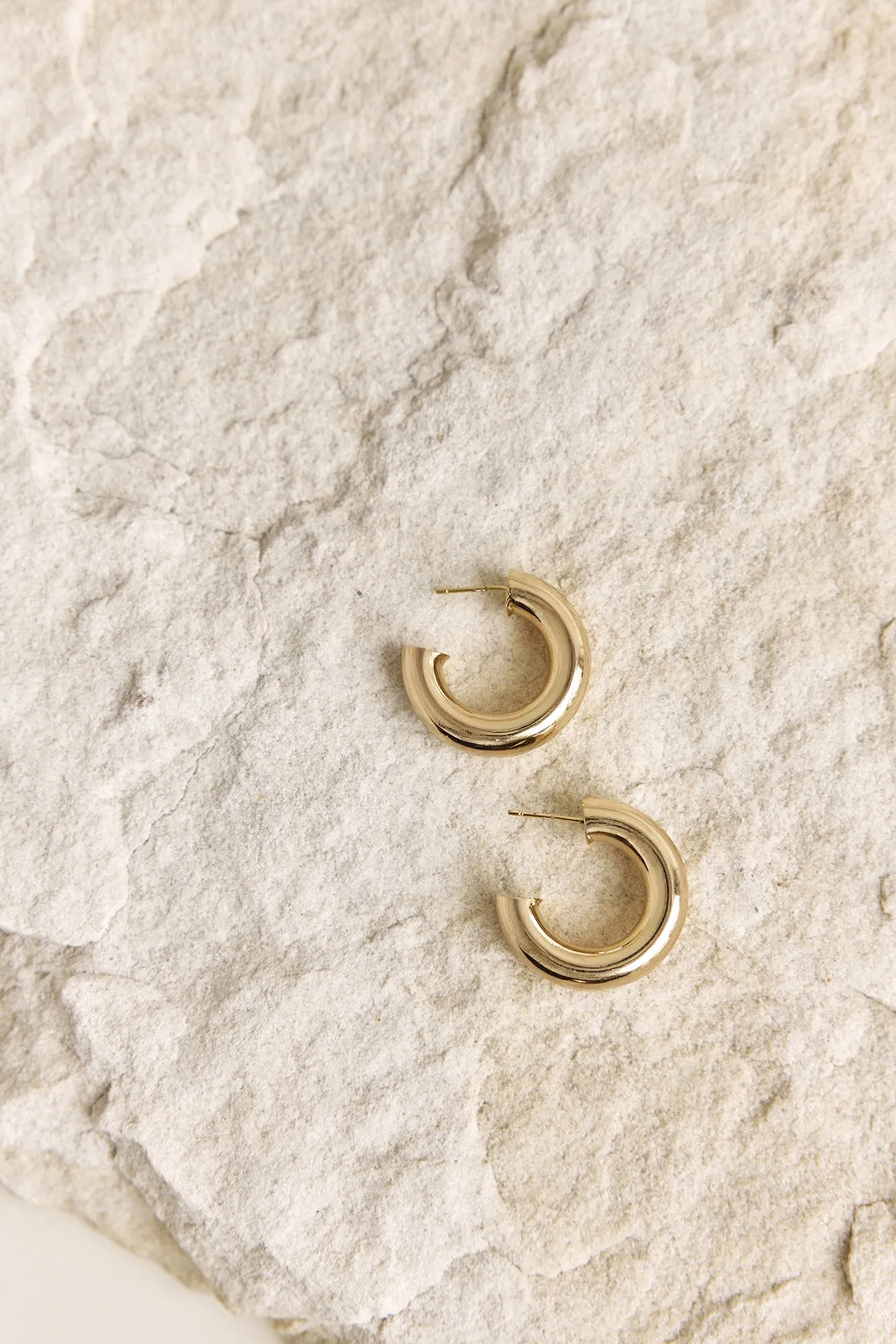 18k Gold Plated Girls Night Earrings Gold sold by Fortunate One product image thumbnail 2