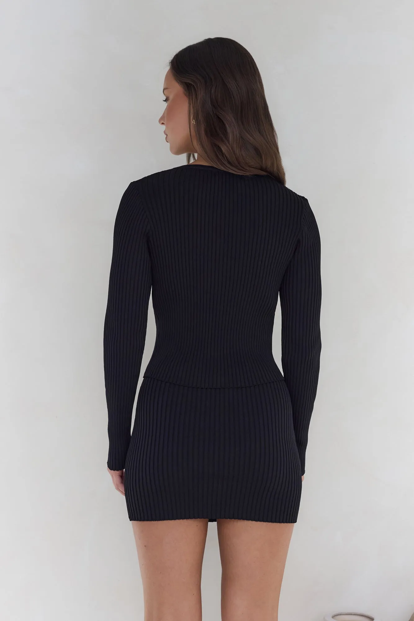 Snowdrop Knit Long Sleeve Top Black sold by Fortunate One product image thumbnail 2