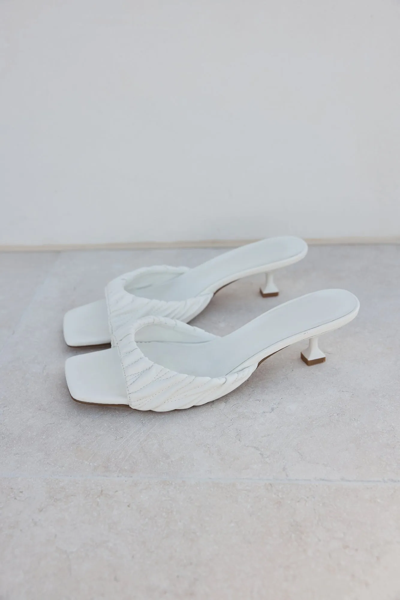 Pilar Heel White sold by Fortunate One