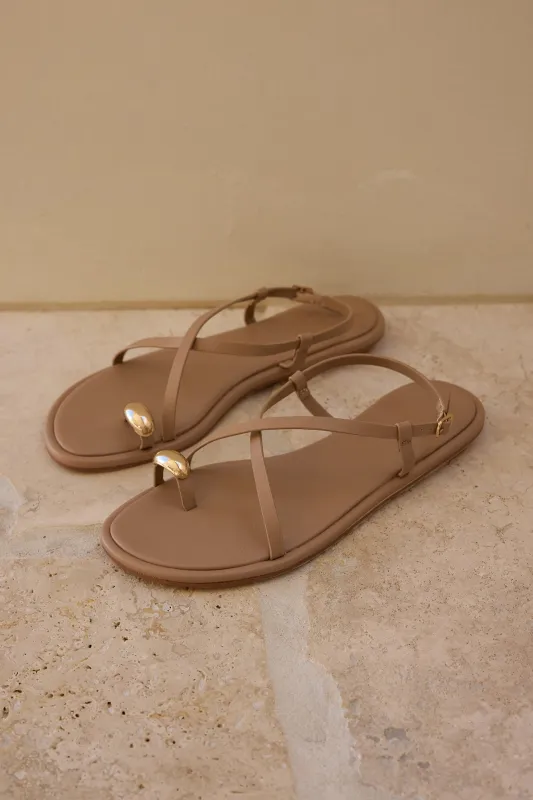 Chandra Sandal Light Cashew sold by Fortunate One