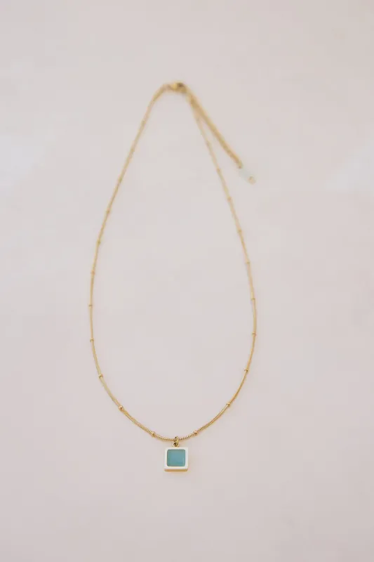 Ocean Eyes Necklace Gold sold by Fortunate One