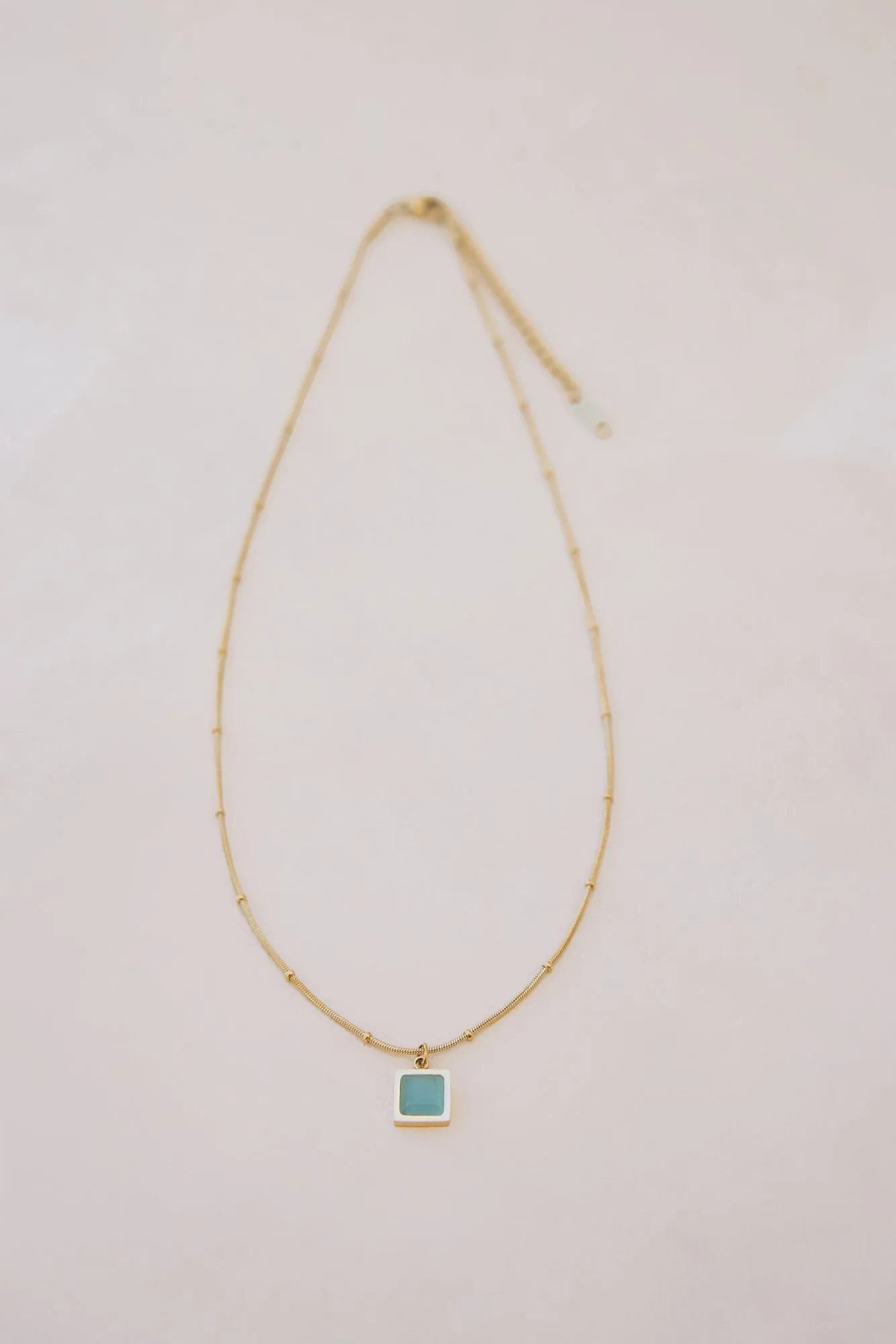 Ocean Eyes Necklace Gold sold by Fortunate One